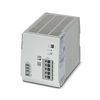 Phoenix Contact Switching Power Supply; TRIO-PS-2G/3AC/72DC/14; 72VDC OUT; 14A; 320-575VAC IN; 3-Phase; DIN Rail Mount; Plastic; Push-In Connection